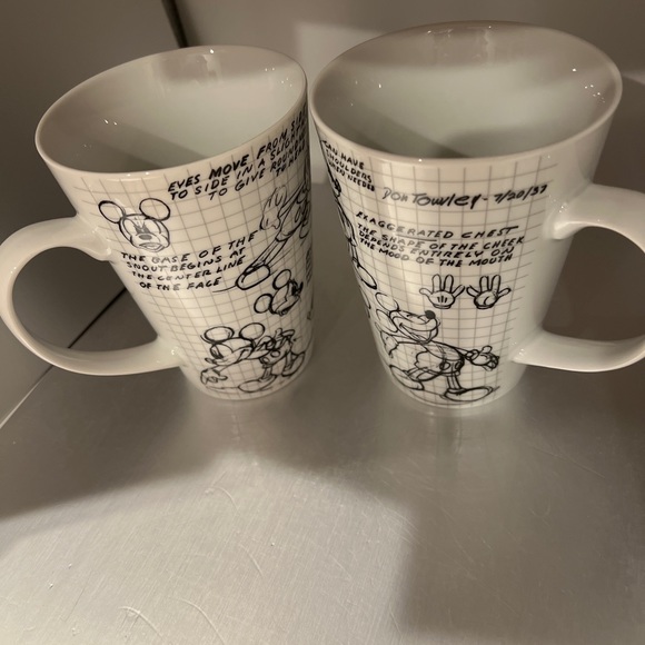 Disney Mickey Mouse Sketch Book Tall Coffee Mugs - Picture 4 of 6